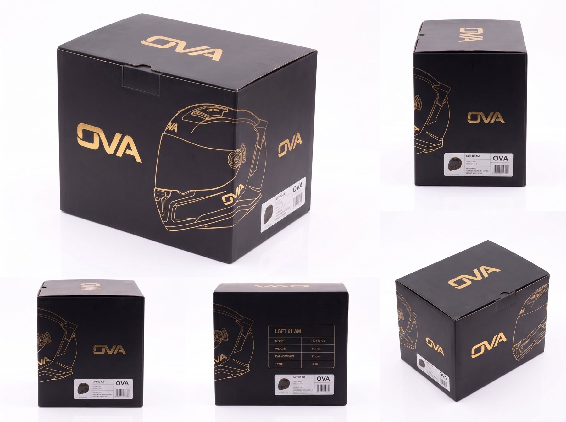 OVAのブラック×ゴールドのボックス